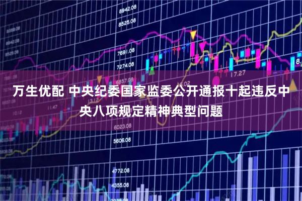 万生优配 中央纪委国家监委公开通报十起违反中央八项规定精神典型问题