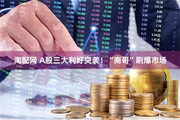淘配网 A股三大利好突袭！“南哥”刷爆市场